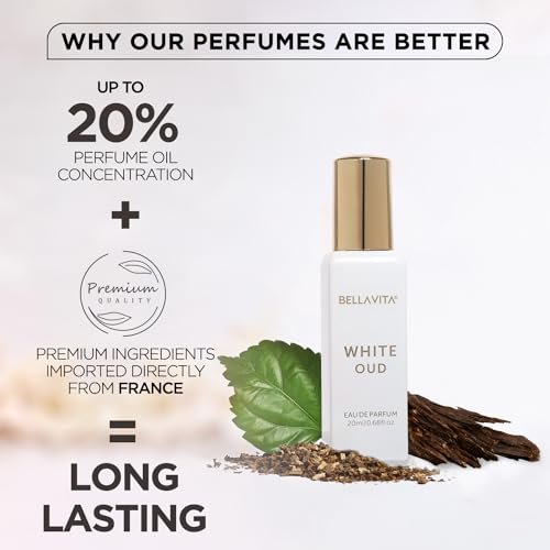Bellavita Luxury WHITE OUD Eau de Parfum – 20 ml Travel Size Unisex Fragrance with Fruity, Lemon, Freesia & Tobacco Notes - görsel 8