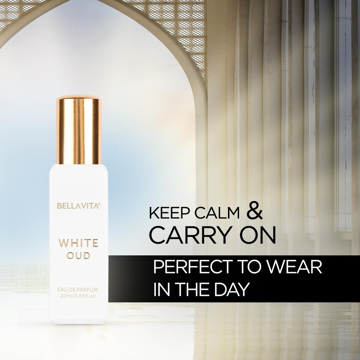 Bellavita Luxury WHITE OUD Eau de Parfum – 20 ml Travel Size Unisex Fragrance with Fruity, Lemon, Freesia & Tobacco Notes - görsel 3