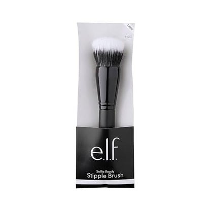 e.l.f. Domed Stipple Brush - Synthetic Foundation Brush for Soft Focus Finish