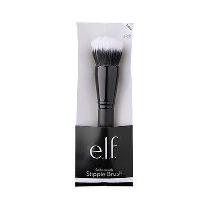 e.l.f. Domed Stipple Brush - Synthetic Foundation Brush for Soft Focus Finish
