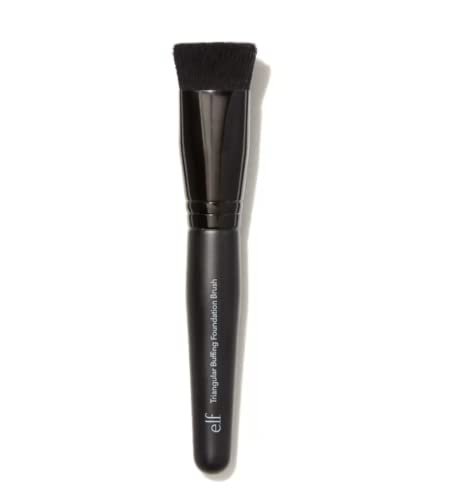 e.l.f. Triangular Buffing Foundation Brush – Flat-Top Synthetic Makeup Brush for Even Foundation Application, Vegan & Cruelty-Free - görsel 2