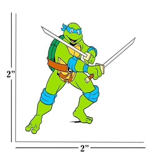 Teenage Mutant Ninja Turtles Temporary Tattoos for Kids – 70+ Individual TMNT Tattoos Party Favors, Made in USA - görsel 4