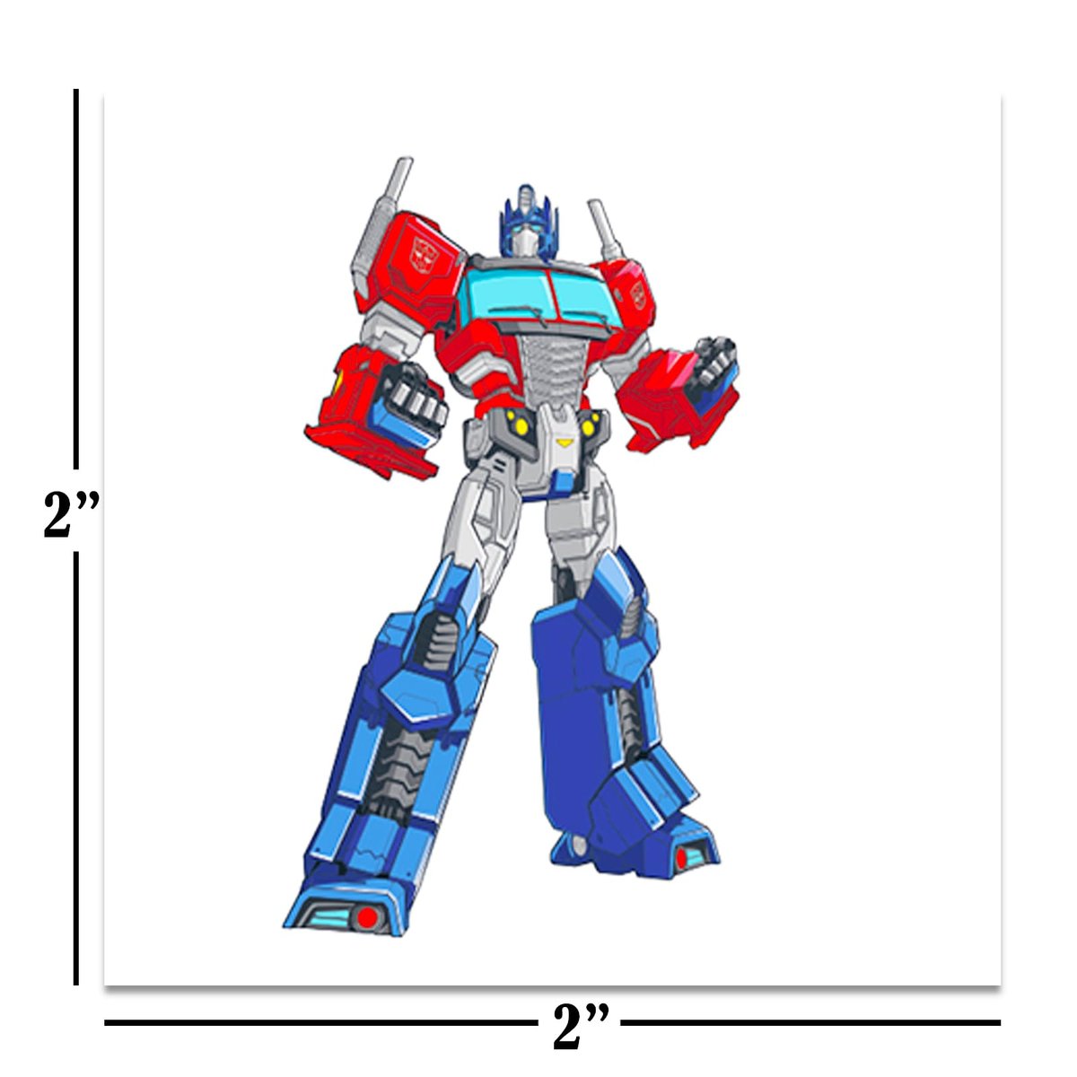 Transformers Temporary Tattoos Party Favors Bundle – 70+ Perforated Individual 2" x 2" Tattoos for Kids, Boys, Girls – Made in USA - görsel 3