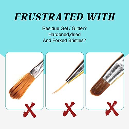 LOUINSTIC Acrylic Nail Brush Cleaner - 4 Fl Oz, Quickly Clean Gel/Acrylic Nail Brushes, Paint Brushes, Airbrushes, Art Tools, Nail Brush Cleaner Conditioner Preserver and Restorer - görsel 4