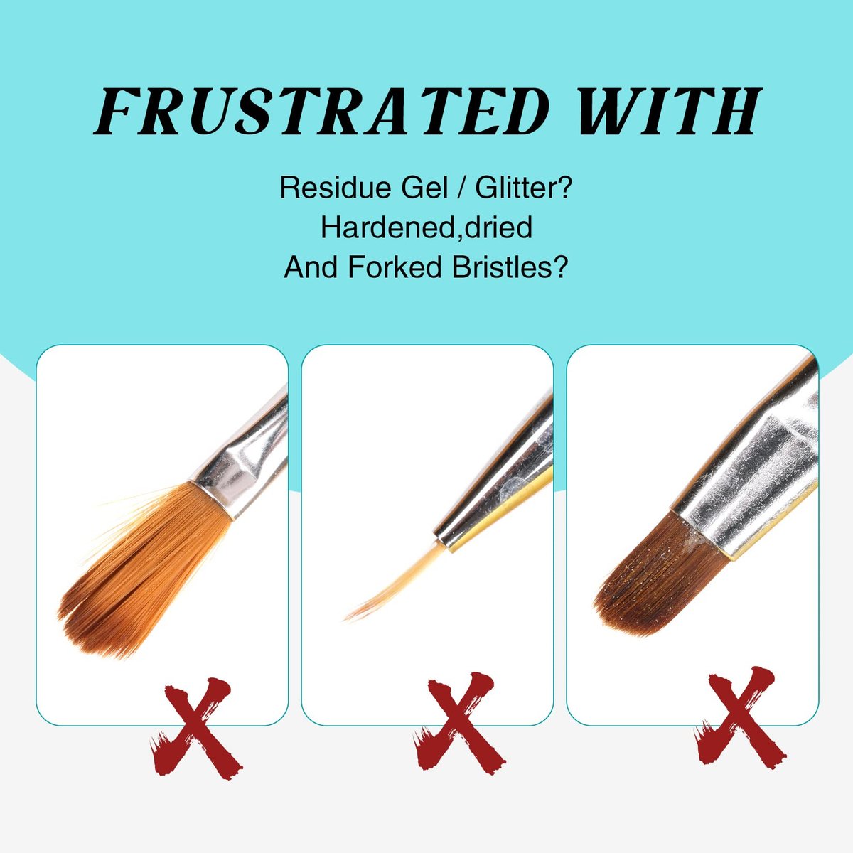 LOUINSTIC Acrylic Nail Brush Cleaner - 4 Fl Oz, Quickly Clean Gel/Acrylic Nail Brushes, Paint Brushes, Airbrushes, Art Tools, Nail Brush Cleaner Conditioner Preserver and Restorer - görsel 3