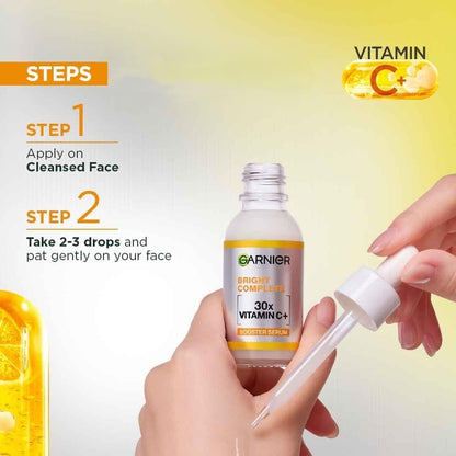 Garnier Skin Naturals Glow Serum with Vitamin C+ – Lightweight Brightening Face Serum, 1.01 fl oz Avelisse