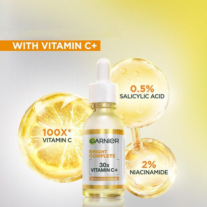 Garnier Skin Naturals Glow Serum with Vitamin C+ – Lightweight Brightening Face Serum, 1.01 fl oz Avelisse