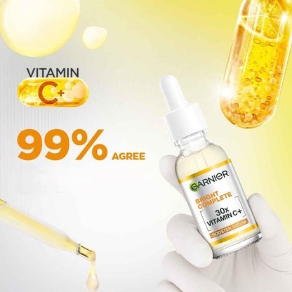Garnier Skin Naturals Glow Serum with Vitamin C+ – Lightweight Brightening Face Serum, 1.01 fl oz Avelisse