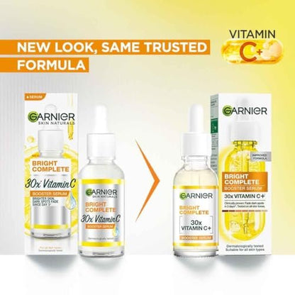 Garnier Skin Naturals Glow Serum with Vitamin C+ – Lightweight Brightening Face Serum, 1.01 fl oz Avelisse