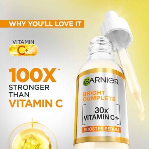 Garnier Skin Naturals Glow Serum with Vitamin C+ – Lightweight Brightening Face Serum, 1.01 fl oz Avelisse