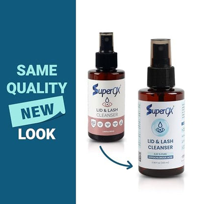 Superox Hypochlorous Acid Spray for Face – Natural Eyelid Cleanser – Pure & Gentle Hypochlorous Acid Spray, 100 ml (3.38 oz) Avelisse