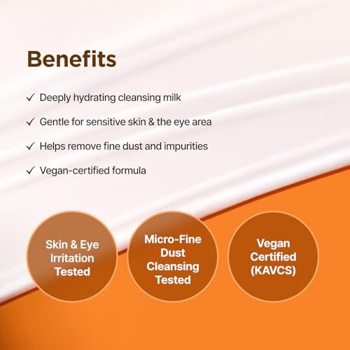 IsNtree Yam Root Vegan Milk Cleanser - 220ml (7.43 fl.oz) | Korean Facial Cleanser for Sensitive Skin | Rich & Creamy Texture | Hydrating & Mild | Vegan & Cruelty-Free Skincare Avelisse