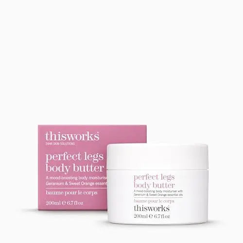 THISWORKS Perfect Legs Body Butter – Deeply Hydrating Body Cream with Hyaluronic Acid, Shea Butter & Hemp Extract, 7.6 oz Avelisse