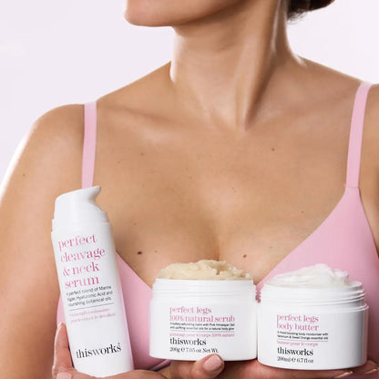 THISWORKS Perfect Legs Body Butter – Deeply Hydrating Body Cream with Hyaluronic Acid, Shea Butter & Hemp Extract, 7.6 oz Avelisse