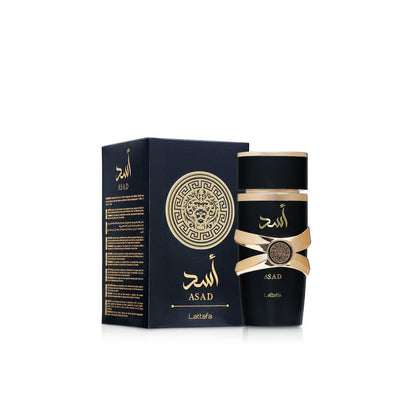 Lattafa Asad Premium Refreshing Oud and Musk Fragrances Eau De Parfum 100ml for Unisex