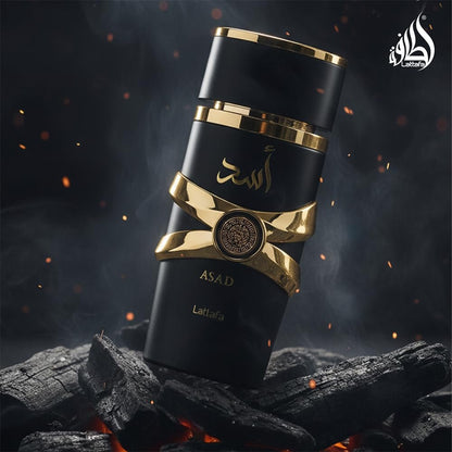 Lattafa Asad Premium Refreshing Oud and Musk Fragrances Eau De Parfum 100ml for Unisex