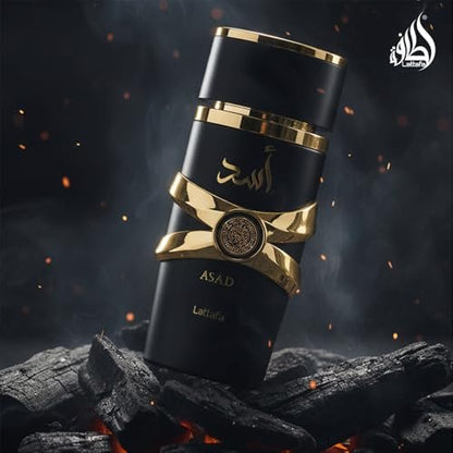 Lattafa Asad Premium Refreshing Oud and Musk Fragrances Eau De Parfum 100ml for Unisex