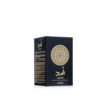 Lattafa Asad Premium Refreshing Oud and Musk Fragrances Eau De Parfum 100ml for Unisex