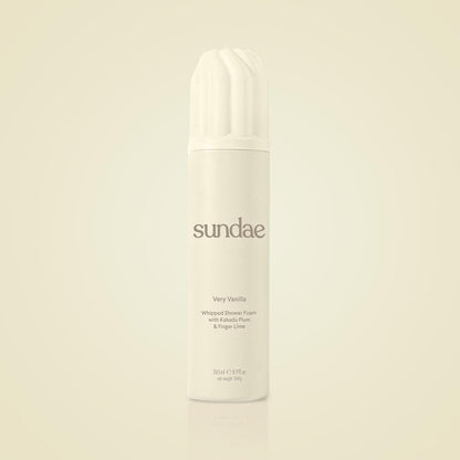 sundae Whipped Shower Foam Very Vanilla - Foaming Body Wash with Kakadu Plum & Finger Lime, 8.9 fl oz Avelisse