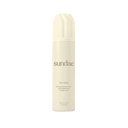 sundae Whipped Shower Foam Very Vanilla - Foaming Body Wash with Kakadu Plum & Finger Lime, 8.9 fl oz Avelisse