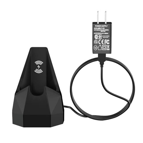 vhbw Replacement Charging Dock with AC Adapter for MANSCAPED 4.0 Wireless Charging Dock - Compatible with Lawn Mower 4.0 Trimmer Avelisse