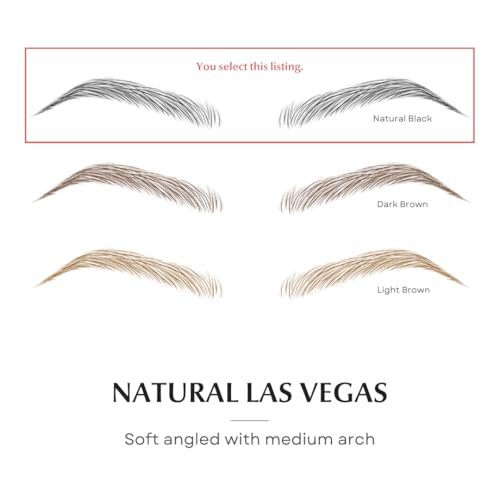 Bliss and Beyond USA Waterproof Eyebrow Tattoo Stickers - Natural Black, 12 Pair - Real Hair Stroke Look, Hair Loss Solution Avelisse