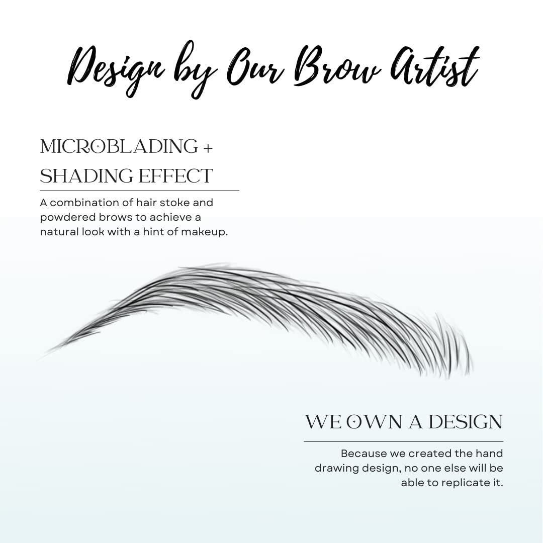 Bliss and Beyond USA Waterproof Eyebrow Tattoo Stickers - Natural Black, 12 Pair - Real Hair Stroke Look, Hair Loss Solution Avelisse