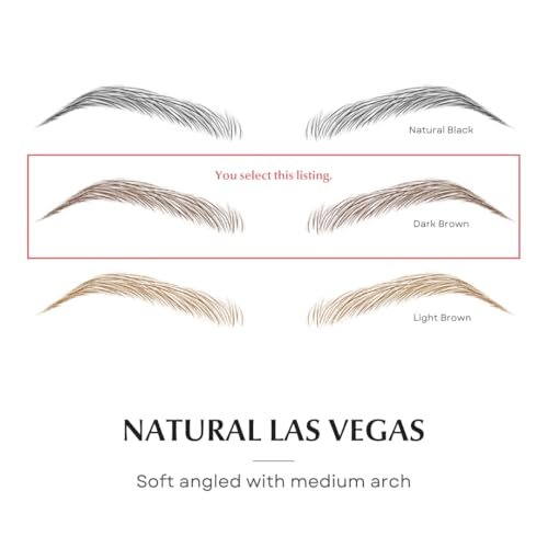 Bliss and Beyond USA Waterproof Eyebrow Tattoo Stickers - Dark Brown, 12 Pairs - Real Hair Stroke Look for Hair Loss Solution Avelisse