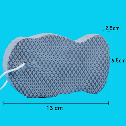 WFWJ 3-Pack Magic Exfoliating Bath Sponge – Super Soft 3D Sponge for Dead Skin Removal – Reusable for Adults, Children & Pregnant Women (Blue, Pink, Gray)