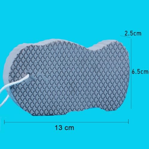 WFWJ 3-Pack Magic Exfoliating Bath Sponge – Super Soft 3D Sponge for Dead Skin Removal – Reusable for Adults, Children & Pregnant Women (Blue, Pink, Gray) - görsel 12