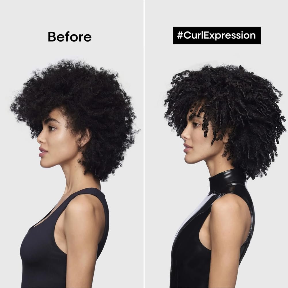 L'Oréal Professionnel Paris Curl Expression Moisturizing Shampoo - Hydrates & Detangles for Curly & Coily Hair, Sulfate & Paraben-Free, 16.9 Fl Oz Avelisse