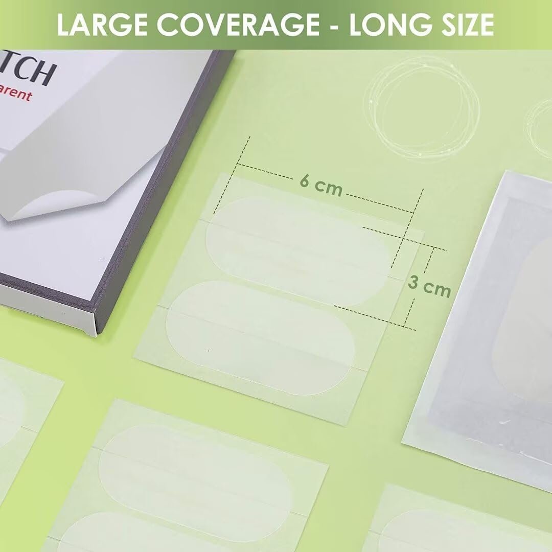 AUSLKA Blemishes Patches - 44 Hydrocolloid Strips for Large Blemishes, Zits & Breakouts – Spot Treatment for Acne-Prone Skin - görsel 13