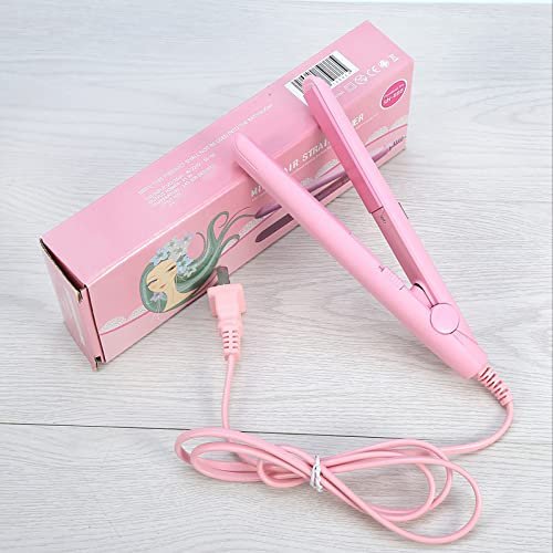 2 in 1 Mini Hair Straightener & Curler - Ceramic Tourmaline Flat Iron for Smooth, Shiny Hair - Portable Travel Iron with Fast Heating - görsel 6