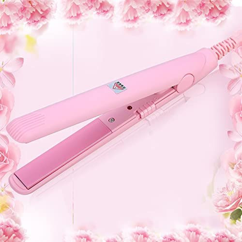 2 in 1 Mini Hair Straightener & Curler - Ceramic Tourmaline Flat Iron for Smooth, Shiny Hair - Portable Travel Iron with Fast Heating - görsel 4