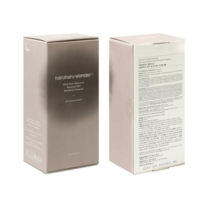 Haruharu Wonder Black Rice Botanical 2GF Ampoule - Anti-Aging Facial Serum with EGF, 30ml