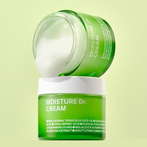 ISOI Moisture Dr. Soothing Cream – Deep Hydration with Hyaluronic Acid, Lightweight Korean Face Moisturizer for Oily & Sensitive Skin (2.37 fl oz, 70ml) - görsel 18