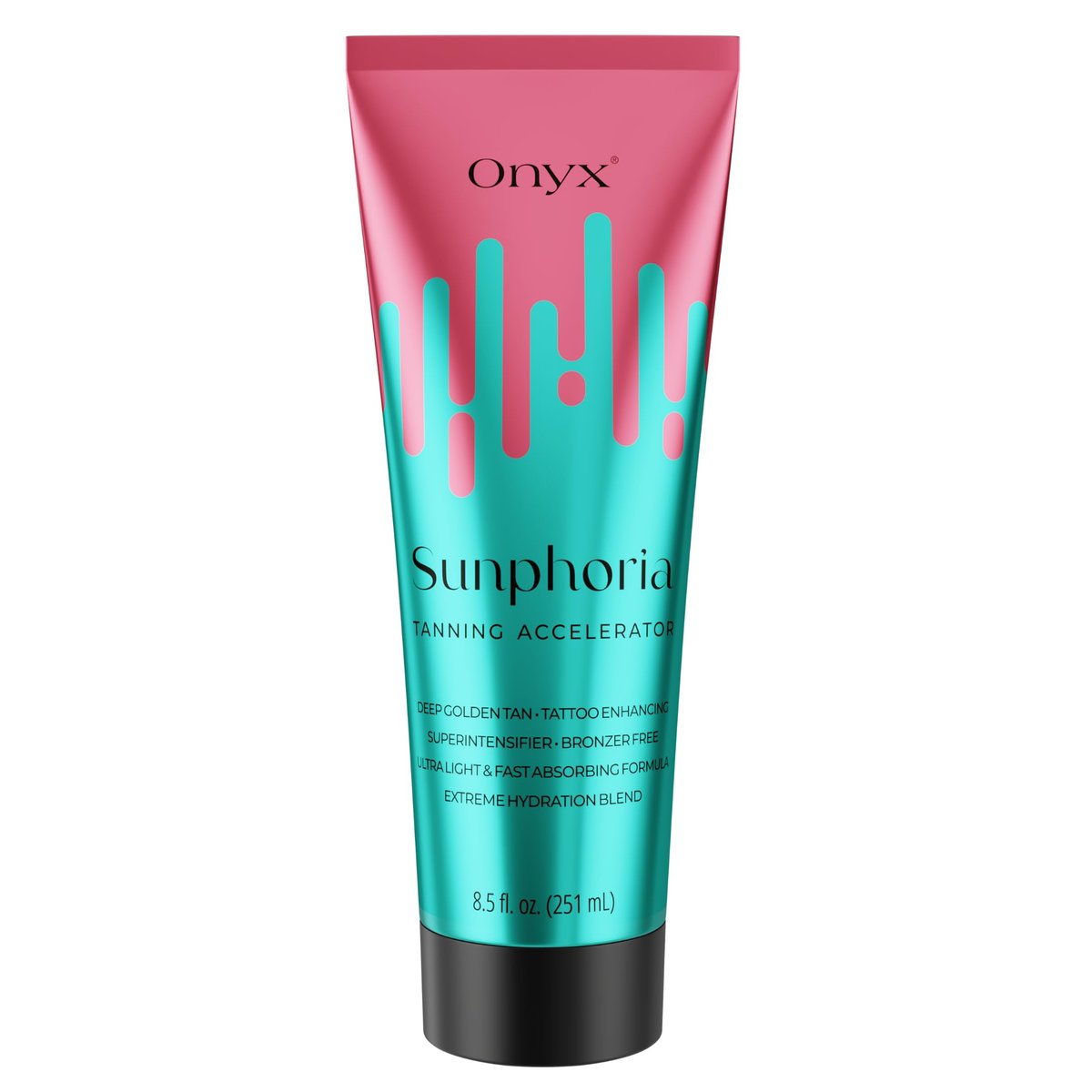 Onyx Sunphoria Bronzer-Free Indoor Tanning Bed Lotion – Fast Melanin-Boost Accelerator for Deeper Tan, Streak-Free Non-Sticky Formula with Hydrating Oils Avelisse