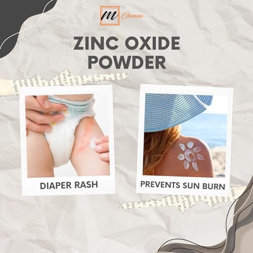 100% Natural Zinc Oxide Powder | Non-Nano Uncoated Particles 0.22 LBS (100 GMS) - görsel 14
