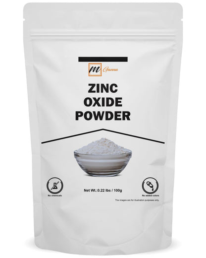 100% Natural Zinc Oxide Powder | Non-Nano Uncoated Particles 0.22 LBS (100 GMS)