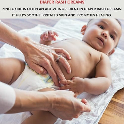 100% Natural Zinc Oxide Powder | Non-Nano Uncoated Particles 0.22 LBS (100 GMS)
