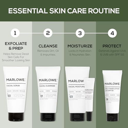 MARLOWE. No. 127 Men's Eye Cream with Vitamin C, Caffeine, and Squalane – Reduce Puffiness, Wrinkles & Dark Circles Avelisse