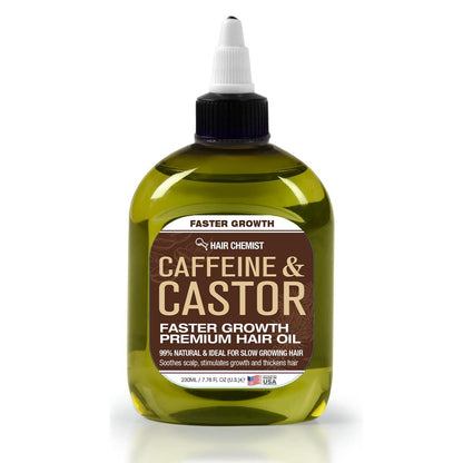 Hair Chemist Caffeine and Castor Faster Growth Hair Oil - 7.1 oz for Unisex Adult