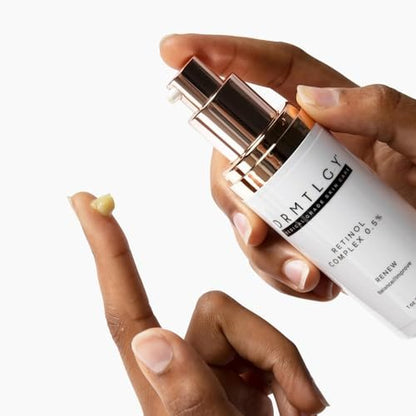 DRMTLGY 0.5% Retinol Serum for Face - Anti-Wrinkle with Vitamin C and Vitamin E - Retin A Anti-Aging Serum - Made in the USA Avelisse