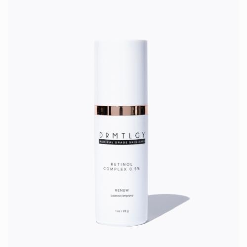 DRMTLGY 0.5% Retinol Serum for Face - Anti-Wrinkle with Vitamin C and Vitamin E - Retin A Anti-Aging Serum - Made in the USA Avelisse