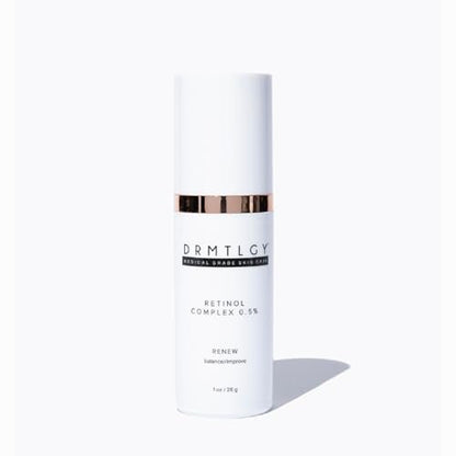 DRMTLGY 0.5% Retinol Serum for Face - Anti-Wrinkle with Vitamin C and Vitamin E - Retin A Anti-Aging Serum - Made in the USA Avelisse