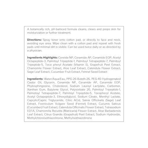 DRMTLGY Neutralizing Toner for Face – Calming, pH Balancing, Hydrating Facial Toner for All Skin Types (6.3 fl oz / 186 ml) Avelisse