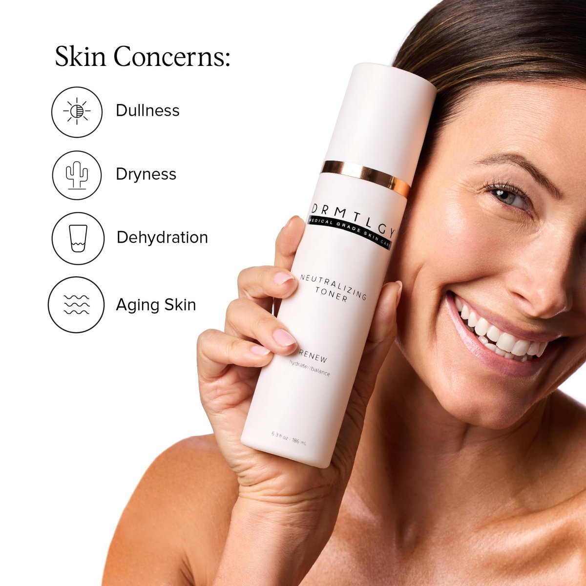 DRMTLGY Neutralizing Toner for Face – Calming, pH Balancing, Hydrating Facial Toner for All Skin Types (6.3 fl oz / 186 ml) Avelisse