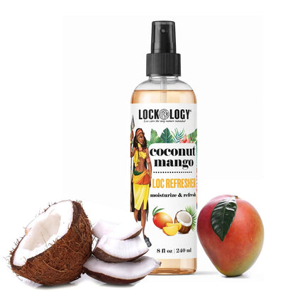 Lockology Coconut Mango Loc Spray - Daily Moisturizing Spray for Dreadlocks, Natural Hair Care 8 oz Avelisse