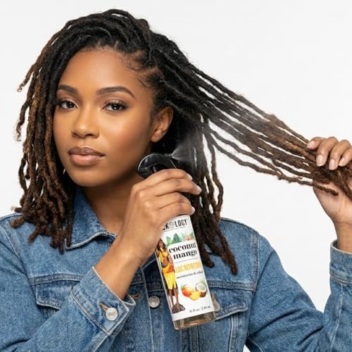Lockology Coconut Mango Loc Spray - Daily Moisturizing Spray for Dreadlocks, Natural Hair Care 8 oz Avelisse