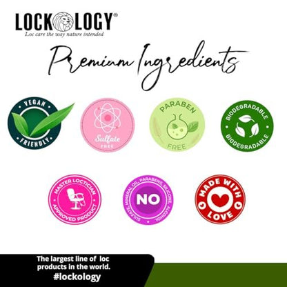 Lockology Coconut Mango Loc Spray - Daily Moisturizing Spray for Dreadlocks, Natural Hair Care 8 oz Avelisse
